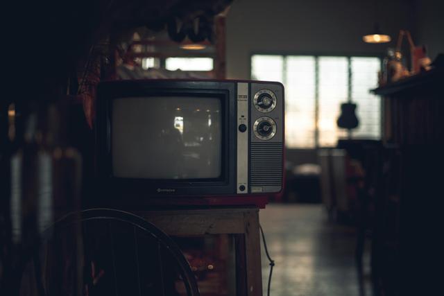 Retro TV in a living room